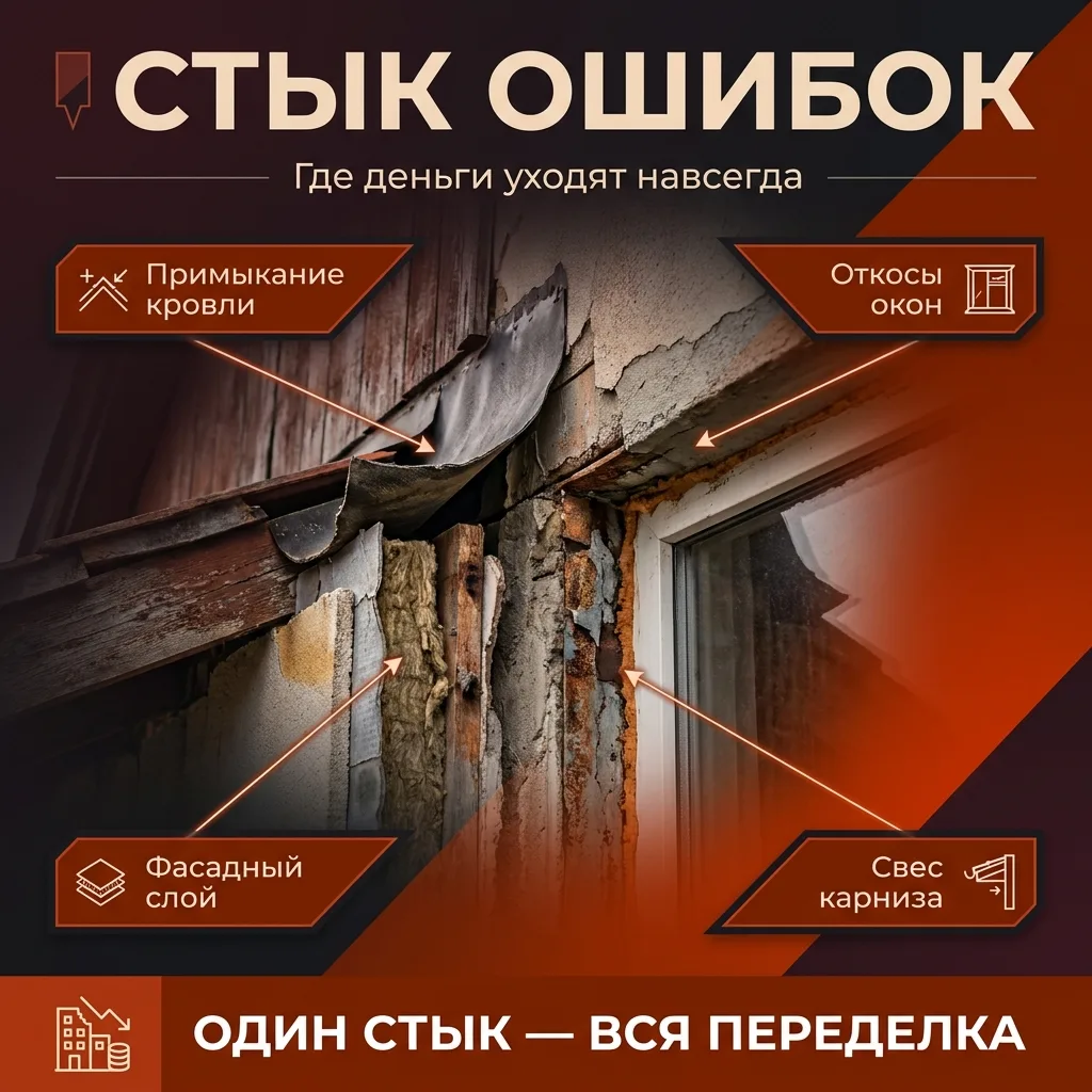 🪟 Окна, фасад и крыша: где встречаются деньги и переделки