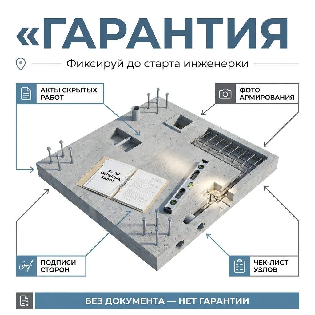 🏗️ Гарантийный список: что зафиксировать с бригадой до перехода к инженерке