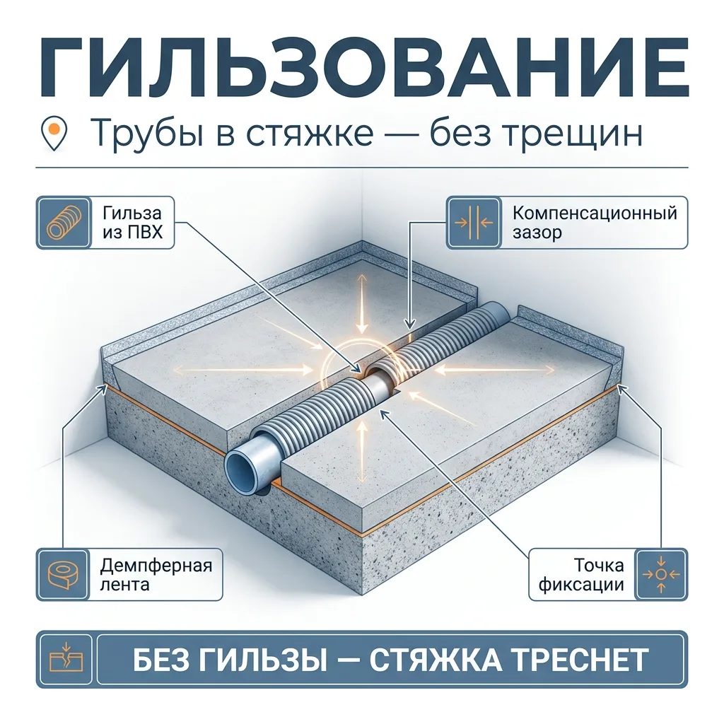 🚰 Скрытая разводка воды в стяжке: почему трубы рвёт под плиткой и как не залить соседей