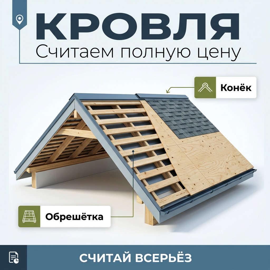 Металлочерепица или фальц: считаю разницу на доме 150 квадратов за тридцать лет