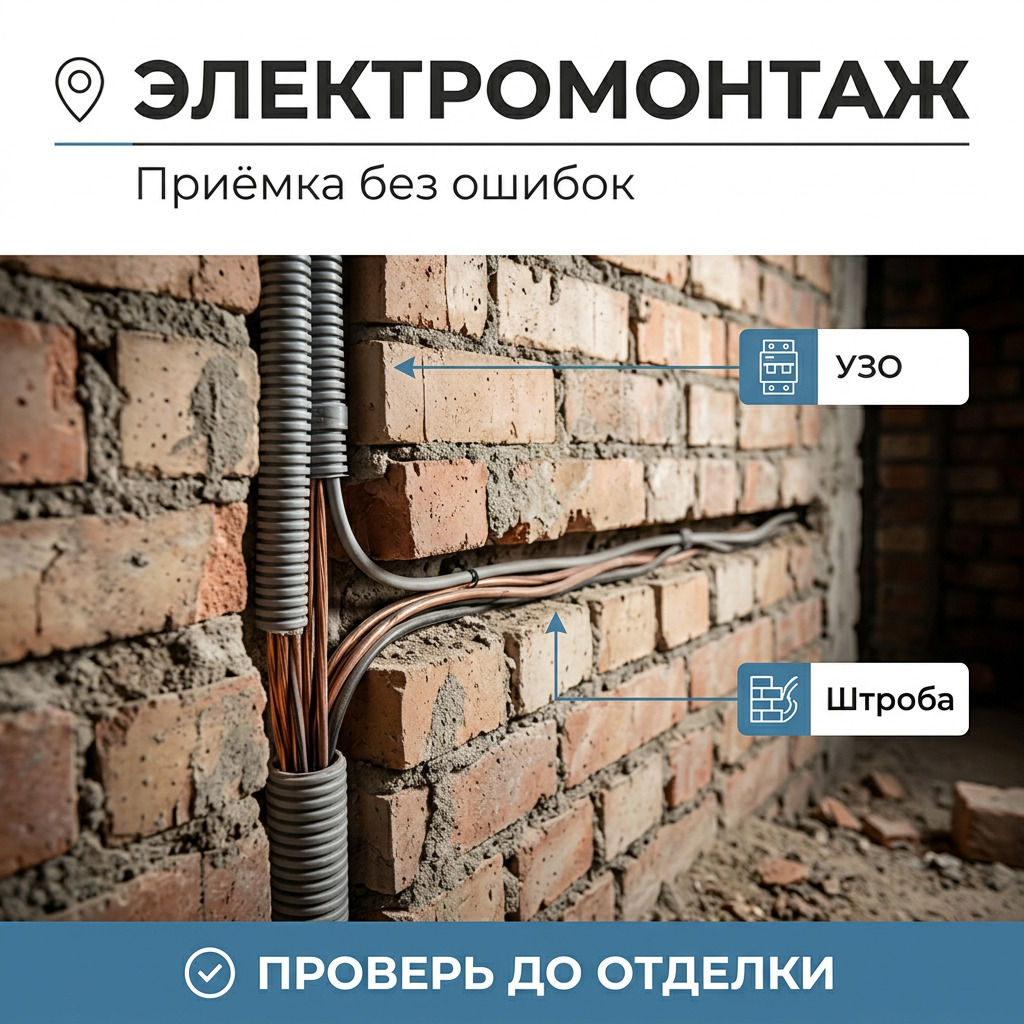 Электрика перед приёмкой: двенадцать точек, где инспектор ловит халтуру